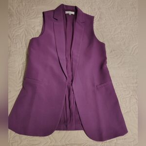 Purple Sleeveless Women's Jacket